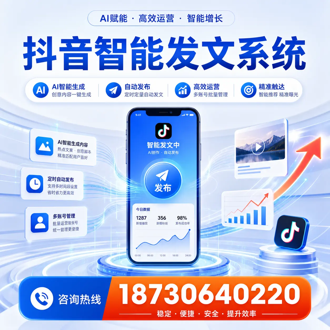 如何通过抖音智能发文系统提升 忻州 企业的市场竞争力