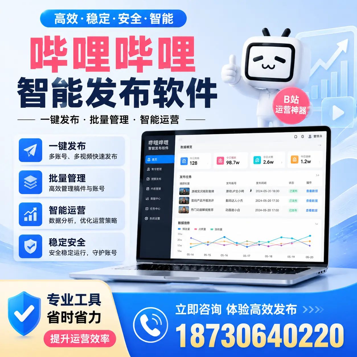 解密哔哩哔哩智能发布软件：功能与优势分析在 忻州